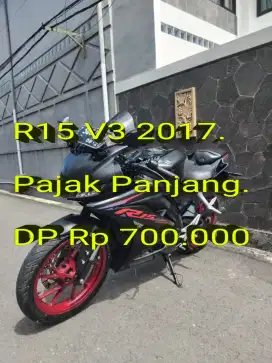 R15 V3 2017. Pajak Panjang. Standar. Mulus. Ori. BanOK. Cash/Kredit/TT