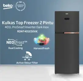 KULKAS 2 PINTU BEKO RDNT401E50VK
