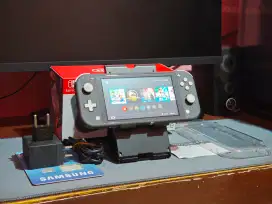 Nintendo Switch Lite CeeFWe 256gb 2024 umur 4 bulan mulus fullset !!