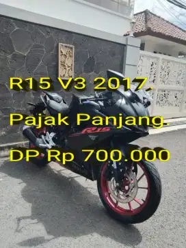 R15 V3 2017. Pajak Panjang. Standar. Mulus. Ori. BanOK. Cash/Kredit/TT