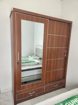 Lemari baju sliding brand Korea 160 x 53 x 205