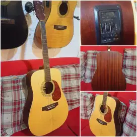 Gitar Akustik Elektrik Original Anderson Preamp Tuner Tanam Baja