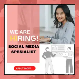 Dicari! Social Media Spesialist Kreatif untuk Tim Digital Kami