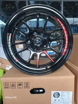 Lenso venom 5 ring 15x7 pcd 5x114,3 ET 38 innova ertiga luxio apv