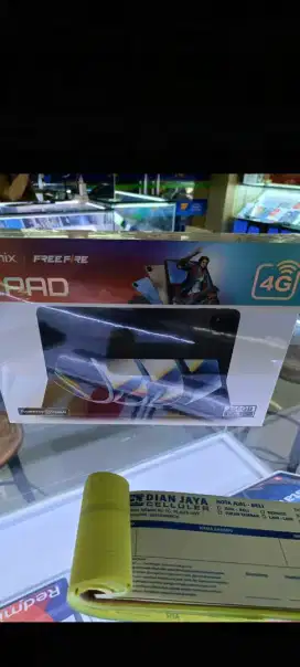 Tablet infinix XPAD 256gb sinyal LTE 4G sim card + keyboard