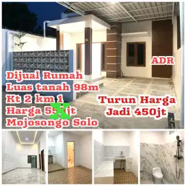 Dijual Rumah Mojosongo Solo