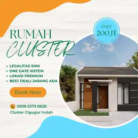 CLUSTER PREMIUM CLUSTER CIGUGUR INDAH MURAH DP DAN CICILAN TERJANGKAU