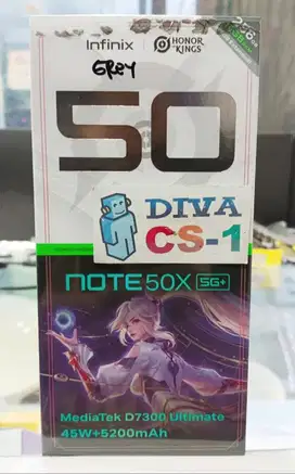 New Infinix Note 50X 5G Ram 8Gb 256Gb Dimensity 7300 Camera 50Mp