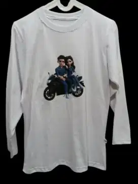 Baju Kaos oblong sablon