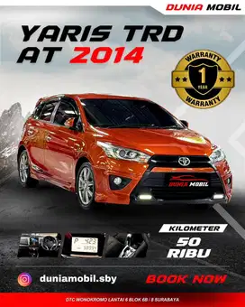 KM 50 rb Yaris TRD 2014 / 2015 Kondisi Seperti Baru
