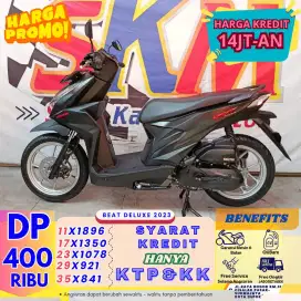 ( beat tahun 2023 dp:400 garansi mesin 6 bulan cash credit