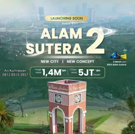Rumah 2lantai 1,3M NEW CLUSTER VOLA SUTERA RASUNA @Alam Sutera 2