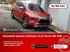 [LOW KM] Mitsubishi Xpander Ultimate 1.5 AT Merah 2018/2019