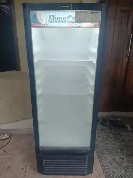 Jual showcase polytron 4 tahap.mulus nornal