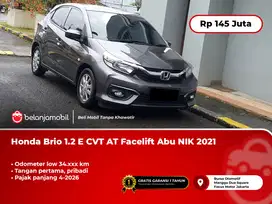 Honda Brio 1.2 E CVT AT Facelift Abu 2021/2022