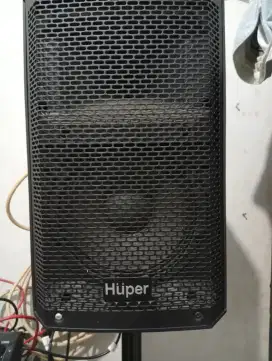 Speaker huper speaker aktif dan mixer DB voice