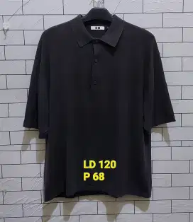 Kaos Polo bahan Rajut Uniqlo sz L ke XL