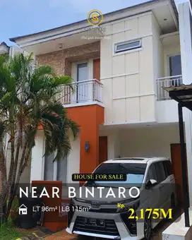 Dijual rumah bagus cluster Exclusive area sekitar sektor 9 Bintaro Tan