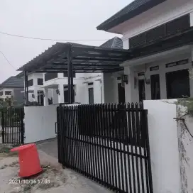 Kanopi Baja ringan Atap spandek + Cremona