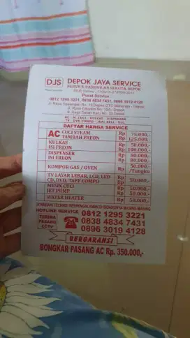 servis elektronik ac kulkas mesin cuci dispenser pangilan