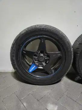 1 Set Velg HSR Speedster R15 + Ban Champiro SX2 + Per Custome