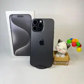 Iphone 15 Promax 256gb Black Titan ex IBOX