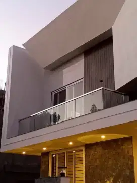 Balkon kaca Stainless