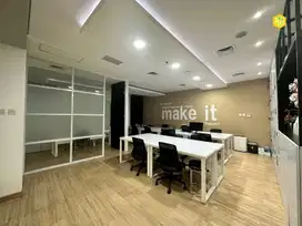 Jual kantor Furnished 18 Office Park