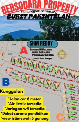 Kavling unnes pakintelan gunungpati semarang