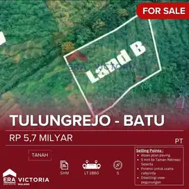 Tanah Jual Akses Jalan Aspal 5 Menit ke Taman Rekreasi Selecta Potensi