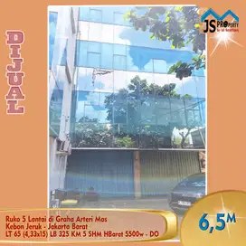DIJUAL Ruko 5 Lantai di Graha Arteri Mas Kebon Jeruk Jakarta Barat -DO