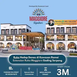 DIjual Ruko Maggiore Hadap Jalan Dan View danau Gading Serpong