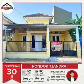 DISEWAKAN DIKONTRAKAN CEPAT BUTUH UANG RUMAH SIAP HUNI PONDOK TJANDRA
