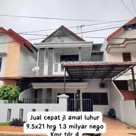 DIJUAL RUMAH DI JL.AMALUHUR DEKAT KE KAPTEN MUSLIM RINGROAD MEDAN