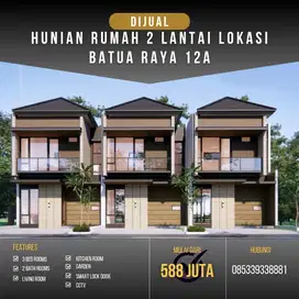 Dijual Rumah 2 Lantai, Batua Raya Makassar dan Dekat Kemana Mana