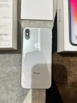 iPhone X 64gb Silver Inter All Operator (sinyal Jamin aman selamanya)