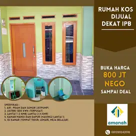 Rumah Kos 7 Lantai Dijjual Dekat Kampus IPB Dramaga Bogor SHM