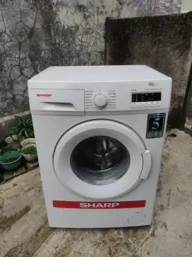 Mesin cuci shrap front loadinh 8 KG