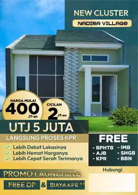 RUMAH TANPA DP NADIRA VILLAGE MASANGAN SIDOQRJO