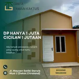 Rumah subsidi 1 jt allin dekat poltek unsri