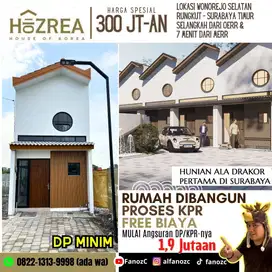 rumah murah surabaya, hozrea, rumah korea, jual rumah surabaya