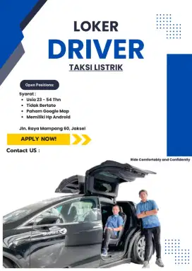Lowongan Driver,supir,sopir,pengemudi
