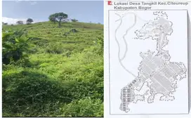 tanah sentul belakang lapangan permata sentul golf