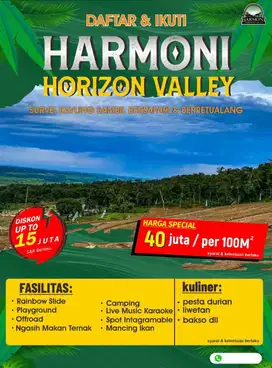 Jual murah tanah Harmoni