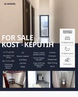 Rumah Kost dijual