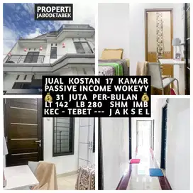 JUAL KOS KOST KOSAN KOSTAN 17 KAMAR ASEM BARIS TEBET JAKARTA SELATAN