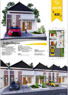 Jual Rumah Baru 425 Juta di KUDU - SOLOBARU Type 40/75