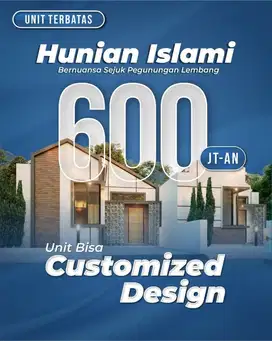 Dijual Hunian Villa di Kawasan Sejuk Lembang Bandung