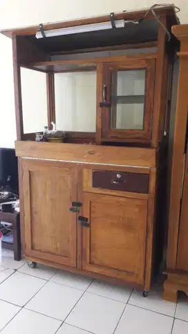Gerobak kayu untuk Sotomie roda roller