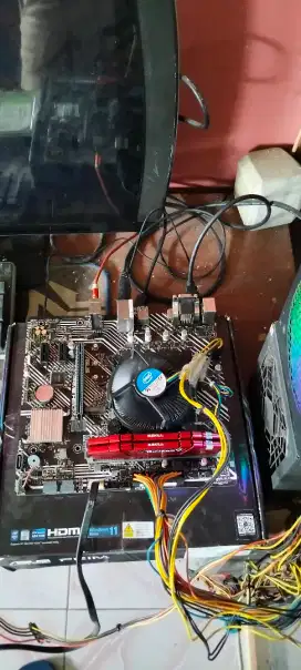 Intel Gold gen10 G6400+Asus Prime H510M-E+G SKIL DDR4 2x4 8 gb